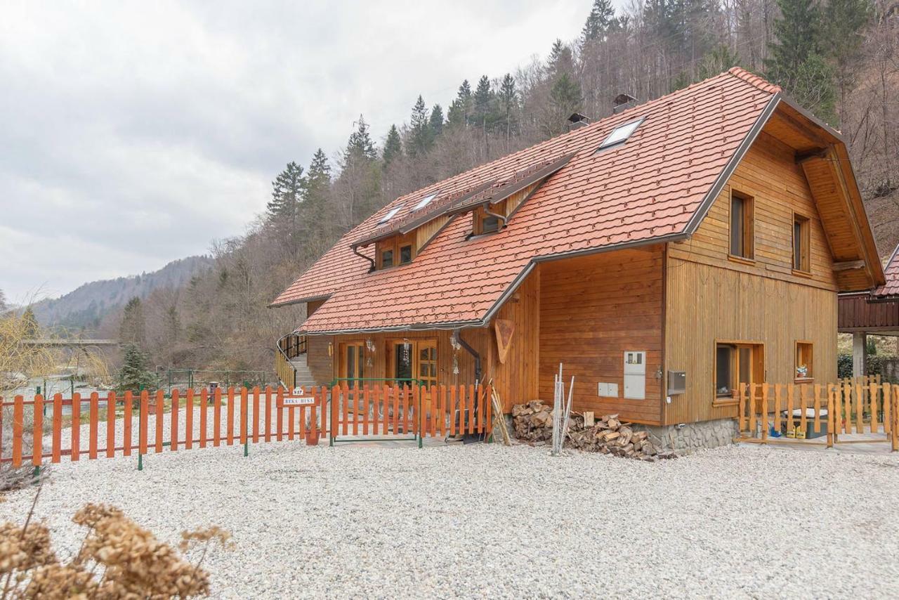 Reka Hisa River Side Lodge Bohinjska Bela Exterior photo